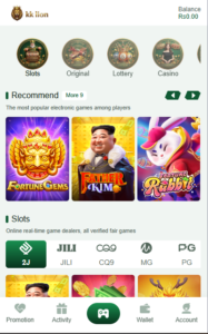 kklion game logo image