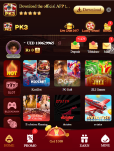 pk3 game interface