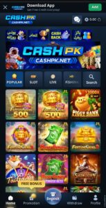 CASHPK GAME GAMEPLAY LOOK