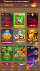 pkr656 game interface